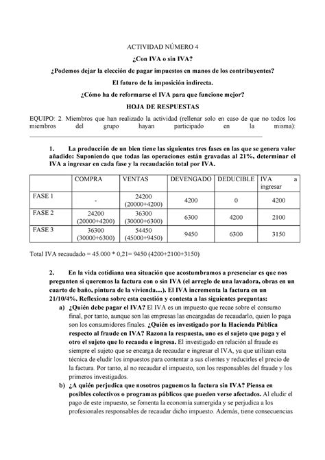 Actividad Número 4 Apuntes Regimen Fiscal de la profesora Maria