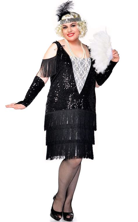 Deluxe Gatsby Plus Size Flapper Costume 1920 S Plus Size Costume Plus Size Flapper Costume