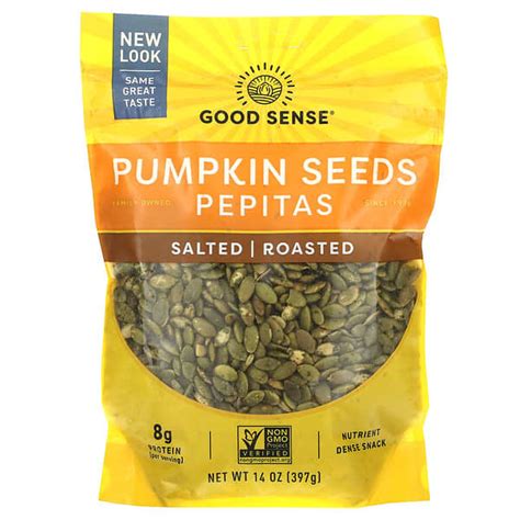 Good Sense Pumpkin Seeds Pepitas Salted Roasted 14 Oz 397 G