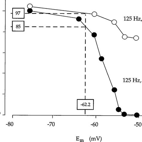 Tetanic Force Resting Membrane Potential E M Relationships For