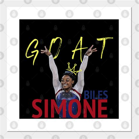 Simone Biles Goat Simone Biles Posters And Art Prints Teepublic