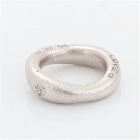 Ole Lynggaard Charlotte Lynggaard Love Ring 18K Vitguld Med