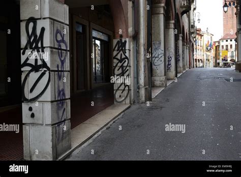 Graffiti In Italy Bassano Del Grappa Stock Photo Alamy