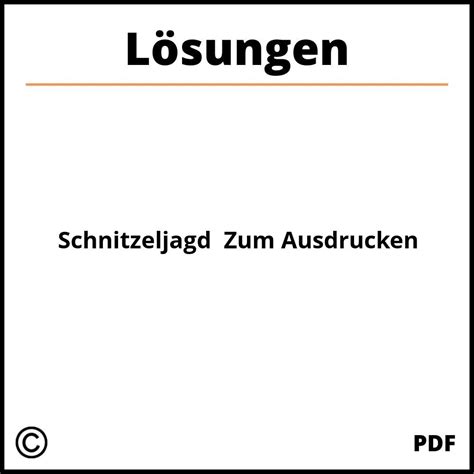 Schnitzeljagd Aufgaben Zum Ausdrucken Pdf 2024