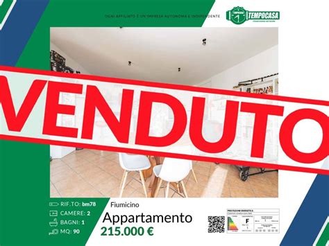 Vendita Appartamento Fiumicino Trilocale In Via Edmondo Buccarelli