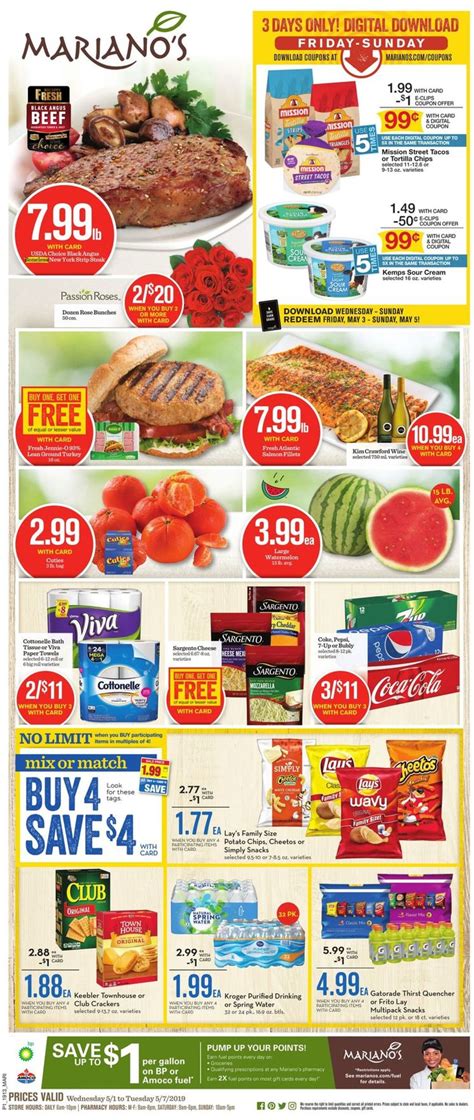 Mariano’s Ad Circular - 05/01 - 05/07/2019 | Rabato