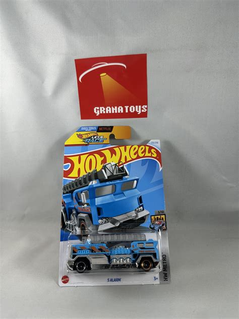 5 Alarm 125 Blue 3 10 Metro 2024 Hot Wheels Case L Grana Toys