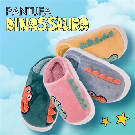 Pantufa Chinelo De Casa Infantil Menino Menina Pel Cia Confort Vel