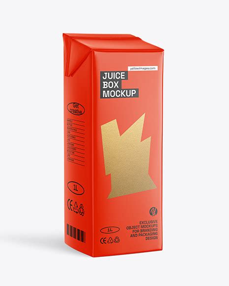 Carton Juice Box Mockup Free Download Images High Quality Png 