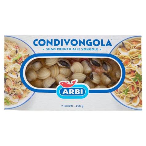 Arbi Condivongola Sugo Pronto alle Vongole 450 g Decò a casa Spesa