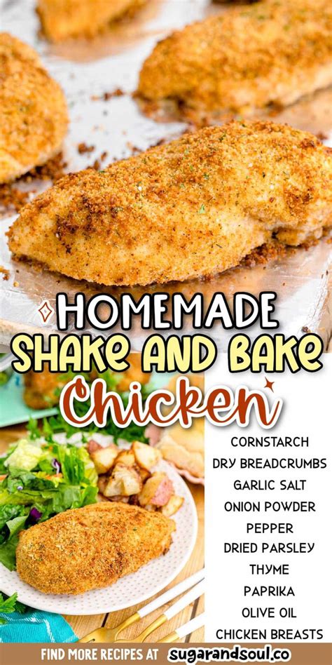 Homemade Shake And Bake Chicken Shake N Bake Chicken Chicken Breast