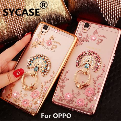 SYCASE Luxury Rhinestone Cover Case For OPPO R9 R9s R7 R7S Plus A59 F1s