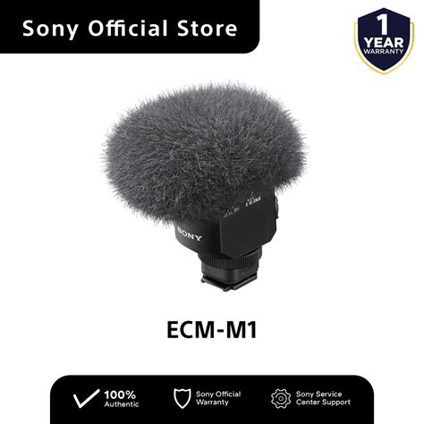 Sony Ecm M Compact Camera Mount Digital Shotgun Microphone Shopee