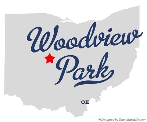 Map of Woodview Park, OH, Ohio