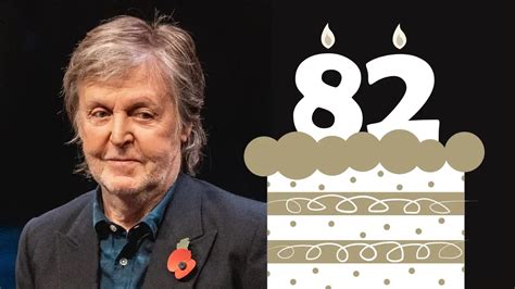 Paul Mccartney Cumple 82 Años ¿puedes Creerlo Apartado Mex