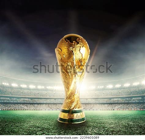 Qatar Trophy Fifa World Cup Football Stock Illustration 2239601089 ...