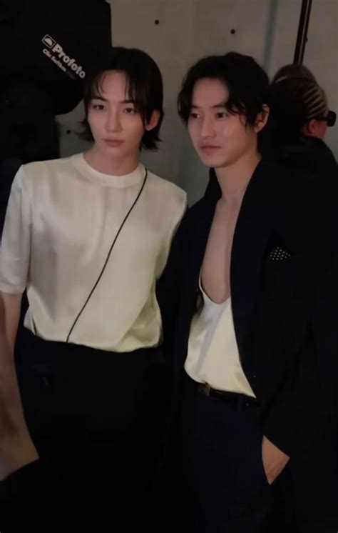 Yoon Jeonghan For Ysl 2024 With Kento Yamazaki 🤍 Di 2024