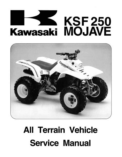 Kawasaki Mojave 250 service manual repair 1987-2004 KSF250