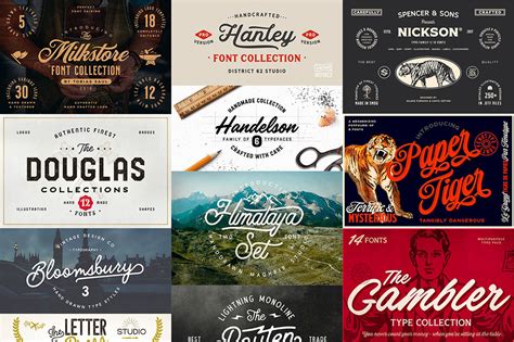 The Best Fonts For Creating Vintage Logos and Designs