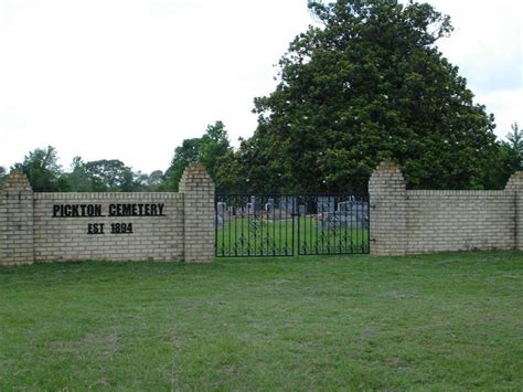 Old Pickton Cemetery A Pickton Texas Cimitero Find A Grave