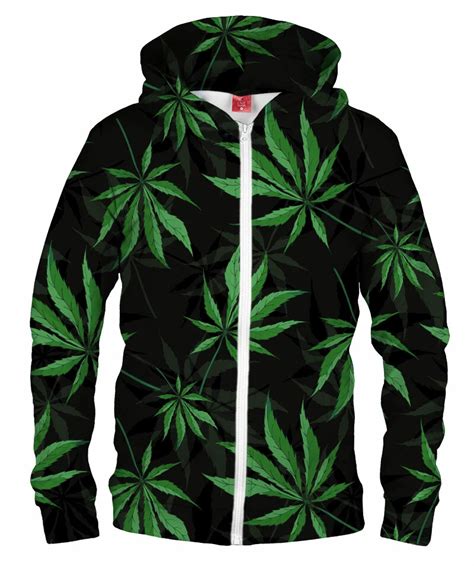 Bluza Z Zamkiem CANNABIS Oficjalny Sklep BonkersCo