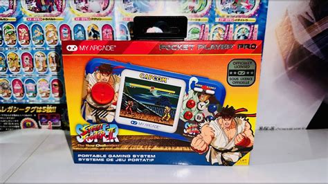 My Arcade Street Fighter Ii Pocket Player Pro Device Review Youtube