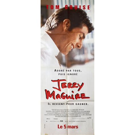 JERRY MAGUIRE French Movie Poster - 23x63 in. - 1996 DS