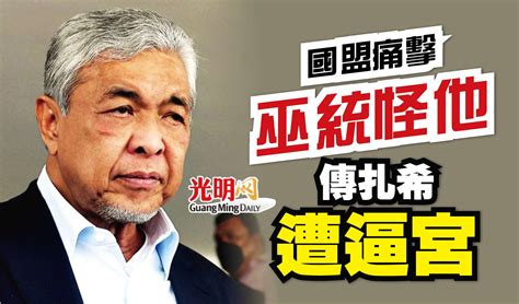 國盟痛擊 巫統怪他 傳扎希遭逼宮 国内 2022年第15届全国大选 2022 11 20 光明日报