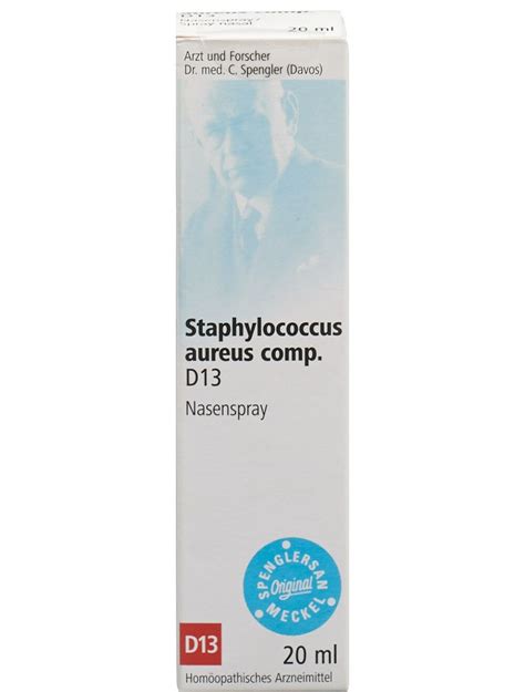 Acheter Spenglersan Staphylococcus Aureus Comp D Spray Nasal Ml