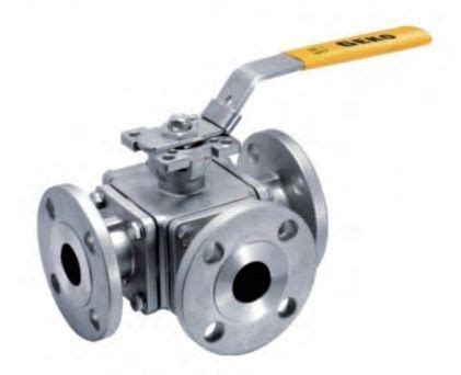 3 Way L Port T Port Ball Valve Screwed End At Best Price In