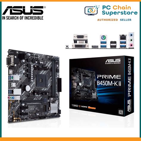 ASUS Prime B450M K II B450 AM4 MATX Motherboard M 2 Slot HDMI VGA