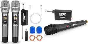 Amazon Pyle Kit De Sistema De Micr Fono Inal Mbrico Uhf