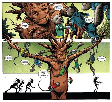 Guardians Of The Galaxy Reveals Groot Origin L7 World