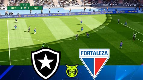 Botafogo x Fortaleza Brasileiro Série A 2023 Gameplay PS5 PES