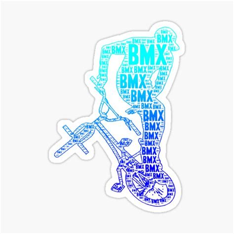 "BMX / Bmxer / Retro Freestyle Bmx" Sticker by casperdigital | Redbubble