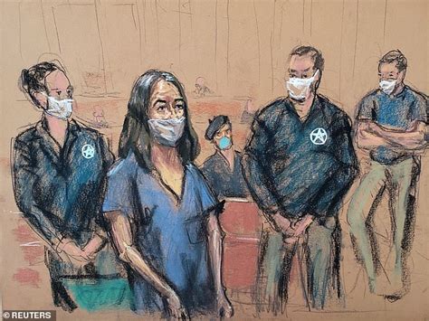 Ghislaine Maxwell Looks Frail As She Pleads NOT GUILTY To Two More Counts Of Sex Trafficking