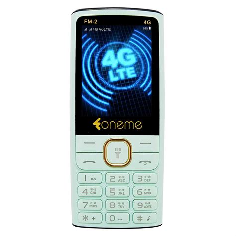 Buy LIN Oneme FM2 4G Volte Keypad Phone With Dual SIM Big Display In