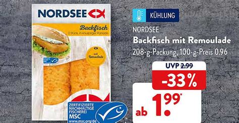 Nordsee Backfisch Mit Remoulade Angebot bei ALDI SÜD 1Prospekte de