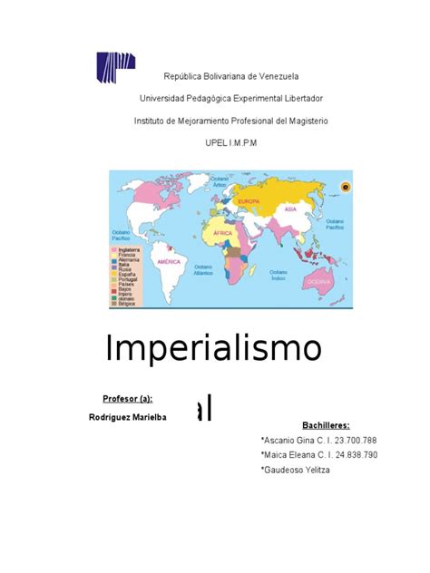 PDF El Origen Del Imperialismo Docx DOKUMEN TIPS