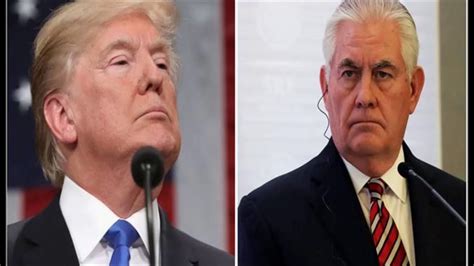 Donald Trump Fires Secretary Of State Rex Tillerson Youtube