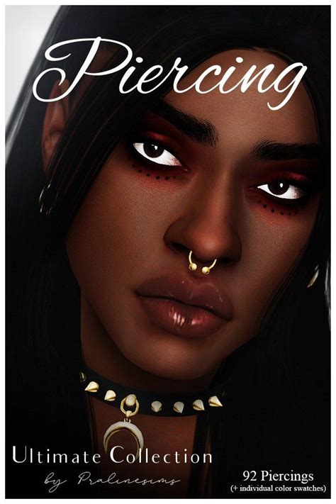 Ultimate Collection 92 Piercings At Praline Sims The Sims 4 Catalog