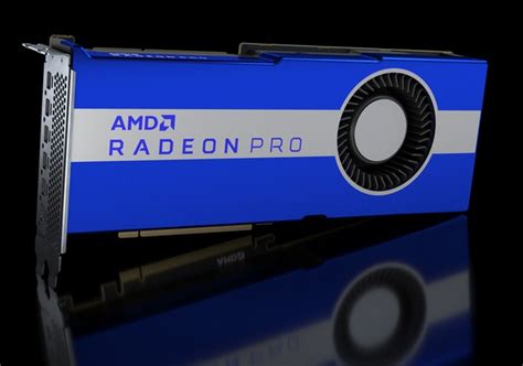 AMD выпустила профессиональную видеокарту Radeon Pro VII