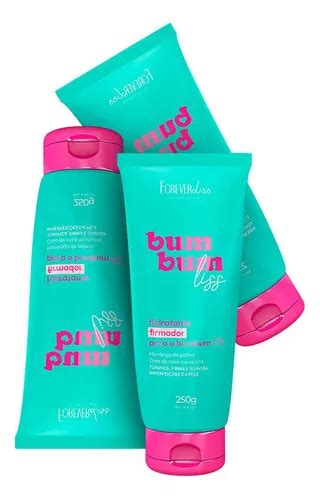 Kit 03 Crema Hidratante Reafirmante Forever Liss Bumbum Liss 250 G