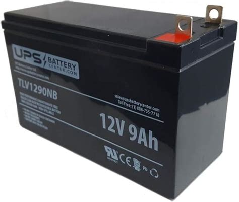 12 Volt 9ah Sealed Lead Acid Rechargeable Battery With Nut And Bolt Terminals By Upsbatterycenter