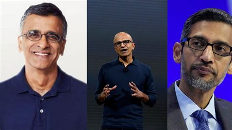 S Ramaswamy Sundar Pichai To Satya Nadella Here Are Top 10 Indian