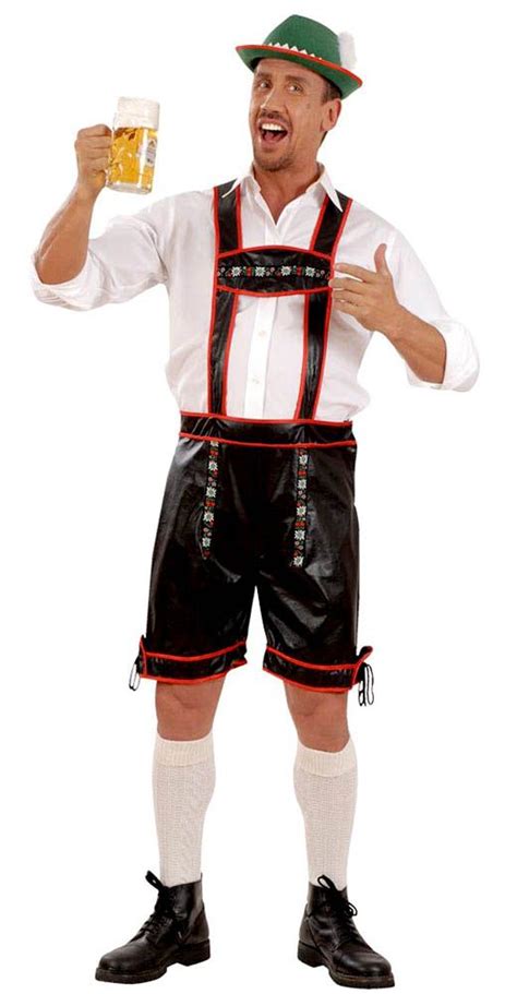 Déguisement Bavarois homme buveur de bière Lederhosen costume