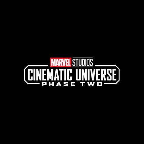 Marvel Cinematic Universe Phase Two Logo | Marvel, Marvel cinematic ...