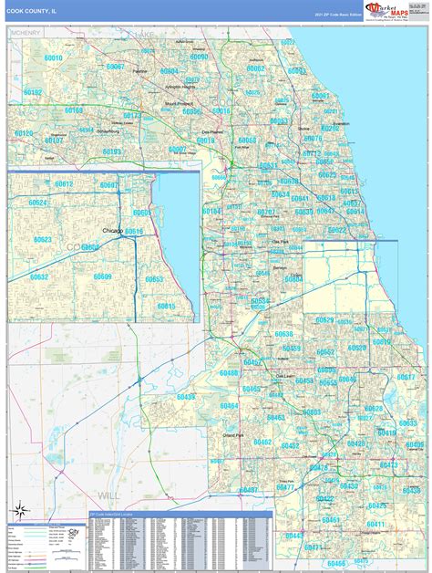 Northern Cook County Map