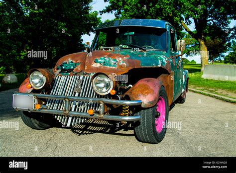 1954 Mercury M 100 Rat Rod Pickup Truck Stock Photo Alamy