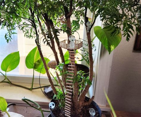 Mini Treehouses For House Plants